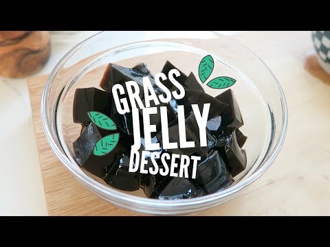 Taiwanese Grass Jelly Dessert ♥ (仙草) Xiān cǎo