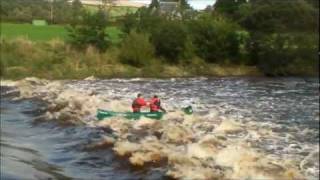 preview picture of video 'canoeing river ayr'