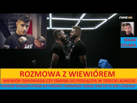 HOLAK OGLĄDA ROZMOWE Z WIEWIÓREM  -  FAME 11 F2F FERRARI vs FILIPEK