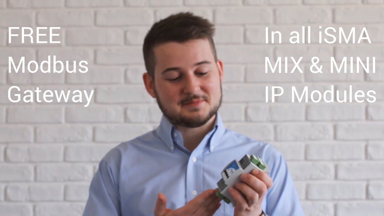 Easily connect up to 128 Modbus devices using built-in Modbus TCP Gateway in iSMA IO modules. ENG/DE