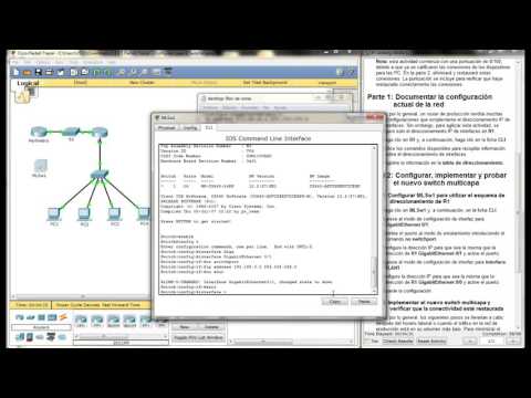 TUTORIAL 5.3.3.5 Configuración de switchs de capa 3