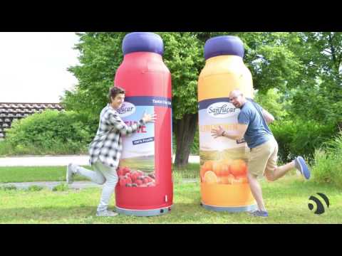 AXION | BOTTLE | AUFBLASBARE FLASCHE - PRODUKTGETREUE NACHBILDUNG