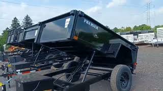 PR508D-5K - NEW 5' x 8' Dump Trailer By Premier Trailers