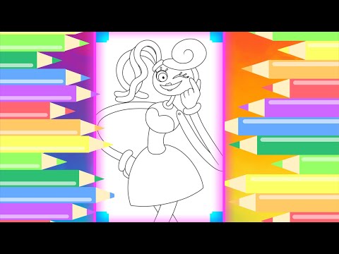 Mommy long legs coloring page/Poppy playtime chapter 2 / JJD - Can't Say No [NCS Release]