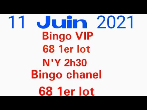 11 Juin 2021 boul Cho pour tiraj New York et Florida Midi Soir