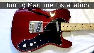 Video thumbnail for Fender Vintage Tuning Machine Installation by Darrell Braun Guitar