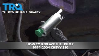 Chevrolet S10 1994-2004 Relay: Troubleshooting and Replacement Guide ...