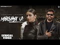 MHASHYA JI Lyrical Video Masoom Sharma Nidhi Sharma Swara Verma New Haryanvi Songs Haryanavi