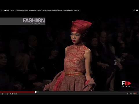 "CURIEL COUTURE" Alta Moda - Haute Couture- Rome - Spring / Summer 2014 by Fashion Channel