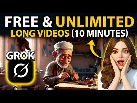 Generate Long YouTube (16:9) Videos Using Grok AI | FREE & UNLIMITED