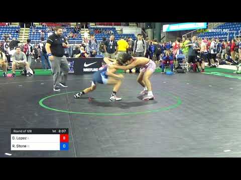 2018 USMC-USAW Cadet & Junior FS Nationals/Cadet 132 Round Of 128 - Damien Lopez (IL) Vs. Riggin S