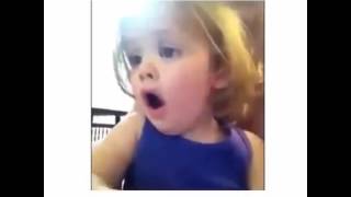 Little girl cries hearing her dead mom&#39;s voice