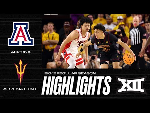 Arizona vs. Arizona State: Big 12 regular season men's basketball highlights