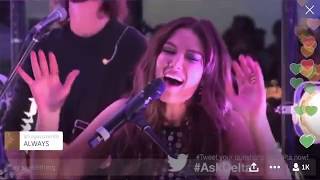 &#39;Delta Goodrem goes live on Twitter with hit song in Sydney&#39;