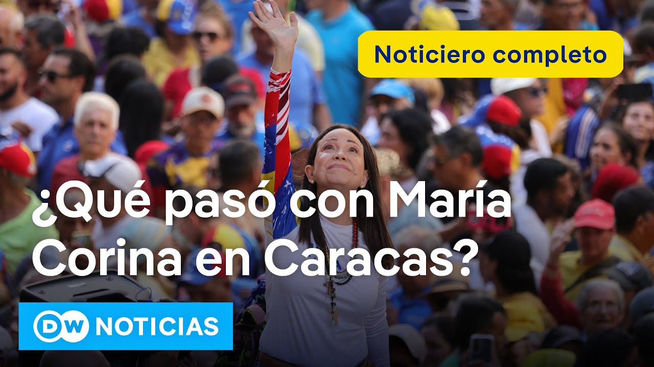 🔴 DW Noticias 09.01.2025: La líder opositora habría sido retenida por la fuerza y luego liberada