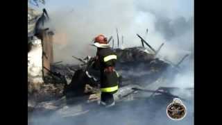 preview picture of video 'Incendiu la Zvoristea - Suceava, 14 mai 2013'