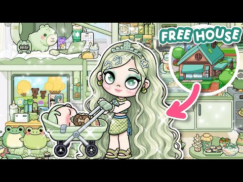 I Built a FREE Small Green House! 💚 (So Cute!) | Avatar World | Pazu