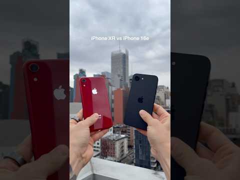 iPhone 16e vs iPhone XR (2018)