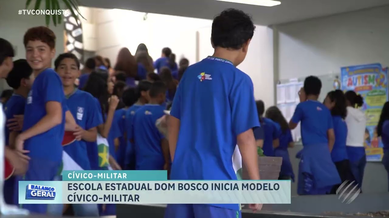 Escola Dom Bosco inicia oficialmente modelo cívico-militar em Lucas do Rio Verde