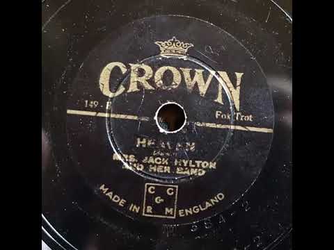Crown 149 Mrs  Jack Hylton and her band   Heaven 1936