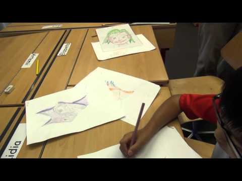 スイス寄宿学校ラ・ガレン校の2015年子供向けサマーキャンプの漫画クラブ（La Garenne）【スイス留学.com】