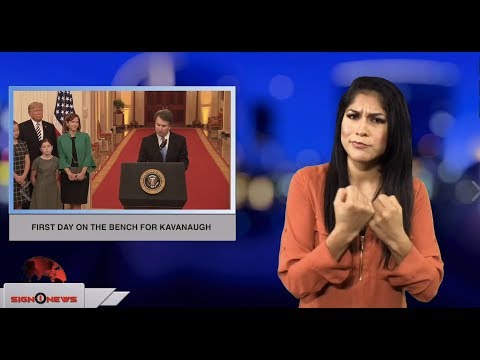 First day on the bench for Kavanaugh (ASL - 10.9.18)