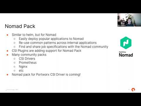 Intro to Portworx CSI Driver - Persistent Container Storage on Nomad and Kubernetes