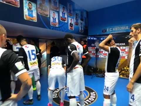 Intrarea pe teren FC Viitorul - FC Botoşani