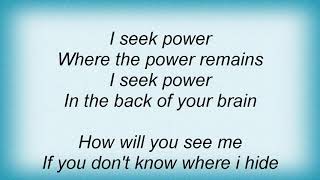 Savatage - I Seek Power Lyrics