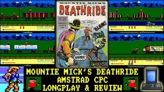 [AMSTRAD CPC] Mountie Mick's Death Ride - Longplay & Review