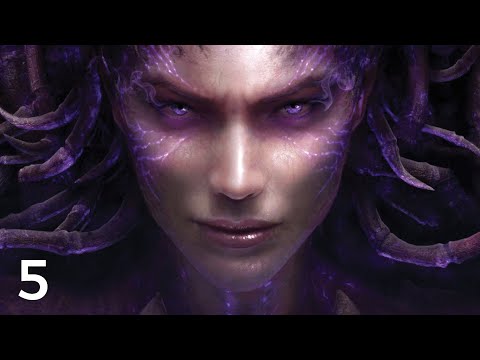 Let's Play StarCraft II: Heart Of The Swarm #5 | Fire In The Sky
