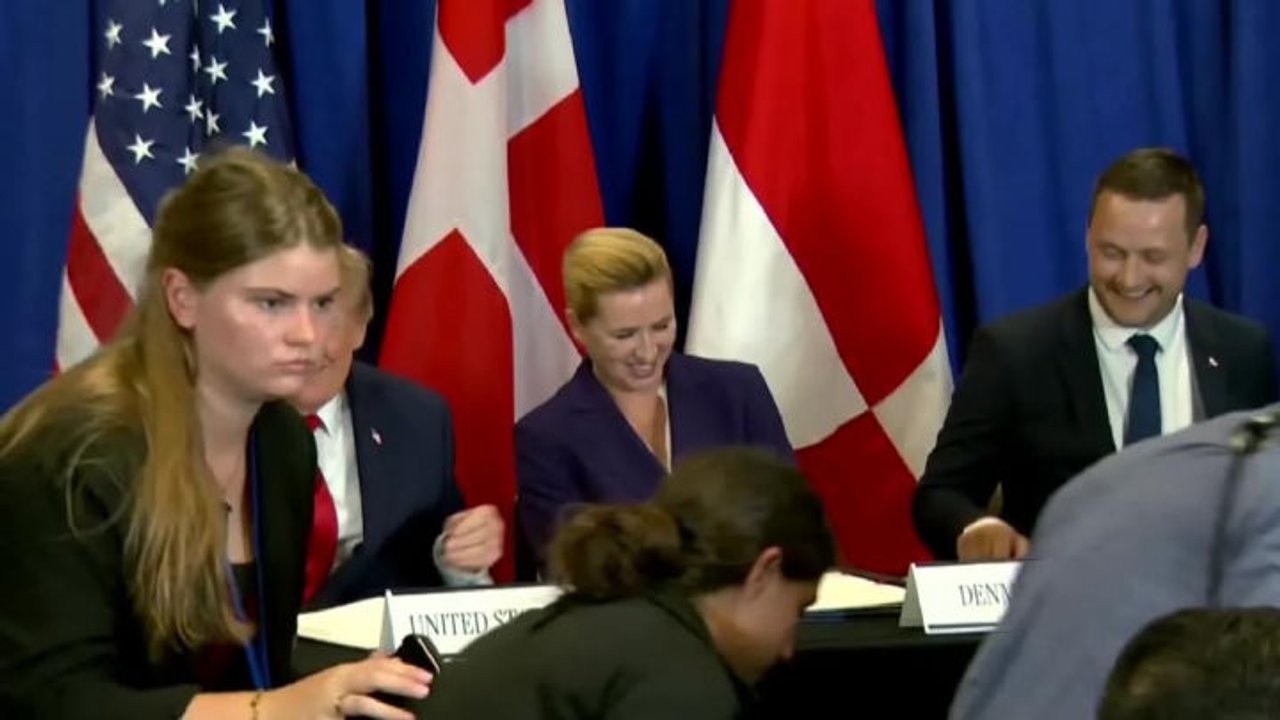 Accordo di sicurezza Usa, Danimarca e Groenlandia. La firma con Trump, Frederiksen e Nielsen