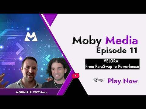 Moby Studio Episode 11: Mounir Benchemled from Velora (Formerly Paraswap)