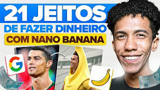 AULÃO: 21 MANEIRAS INSANAS DE USAR O NANO BANANA de graça [Nova IA do Google] | Jhonatas Silva