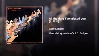 All the days I've missed you (ILAIJ I)