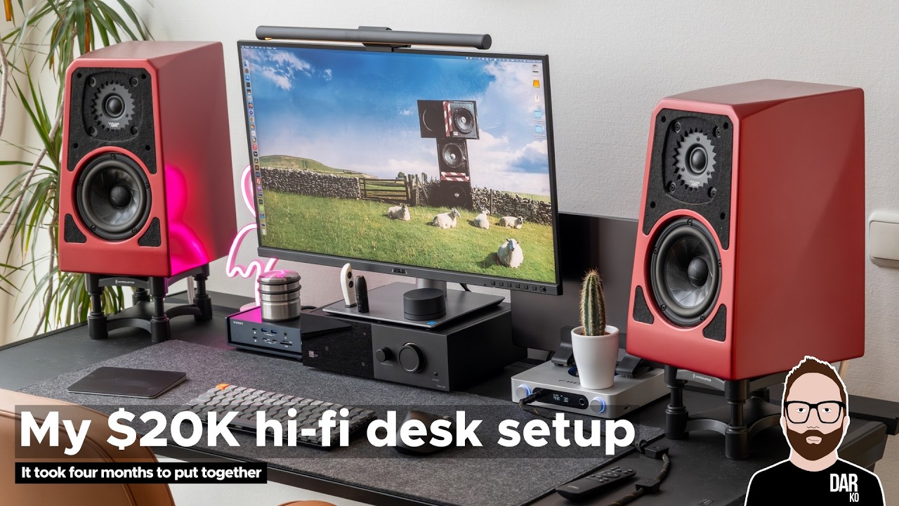 Building the ultimate hi-fi desk setup (mistakes were made)