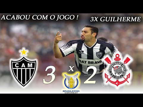 Atlético MG  x Corinthians ● Final Campeonato Brasileiro 1999 ● Melhores Momentos - GUILHERME 3X!