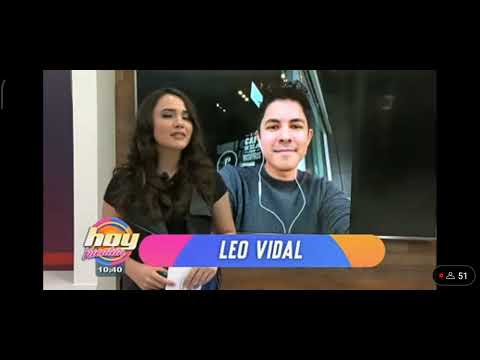 Aparición de Leo Vidal en medios