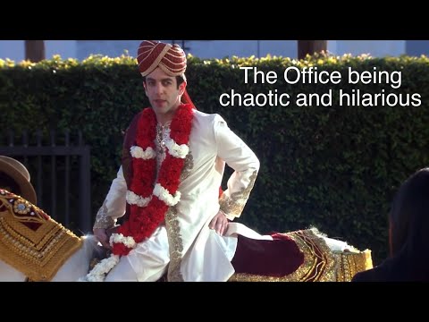 the office being chaotic and hilarious for 3 minutes and 39 seconds