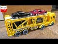 Toy Cars Transportation By Hauler Truck Car Review Video