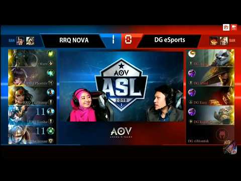 RRQ NOVA vs DG eSports - Garena AOV ASL Season 1 #6 Game 2