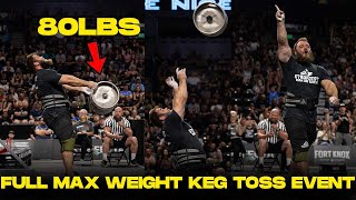 2025 STRONGEST MAN ON EARTH FULL MAX WEIGHT KEG TOSS EVENT