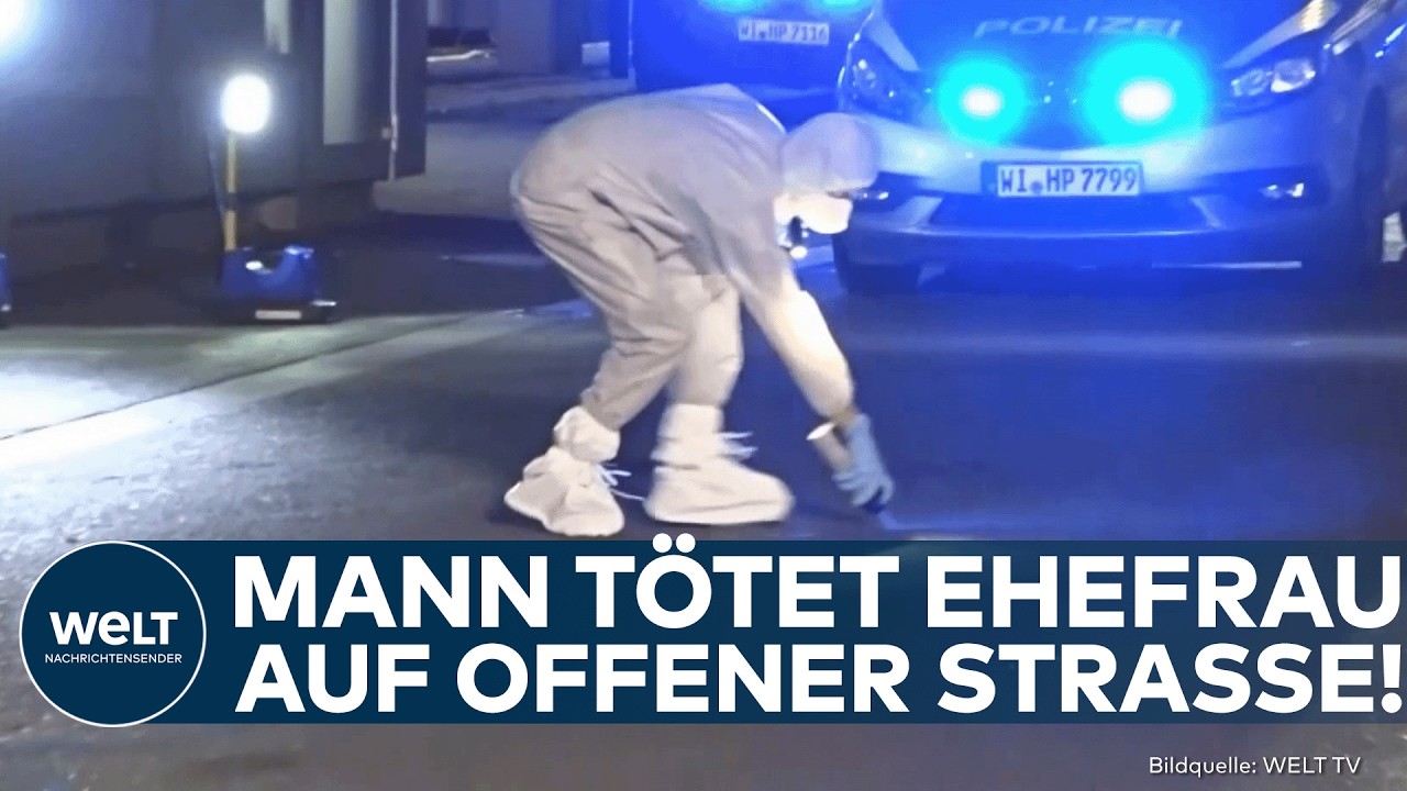 BLUTTAT IN KELKHEIM: Mann tötet Ehefrau auf offener Straße – Zeugen überwältigen Täter