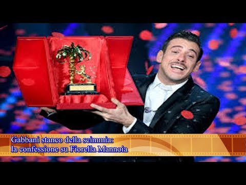 Gabbani stanco della scimmia:  la confessione su Fiorella Mannoia