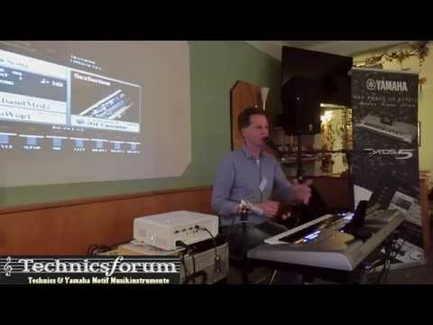 Präsentation  des Tyros 5 zum Musikertreffen in Elxleben 2015 vom Manni Pichler