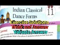 The Indian Classical Dance Forms Question Answer Class 7 l New Images Next Class 7th