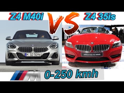 NEW BMW Z4 M40i vs Z4 35is | 0-100 + 0-200 + 0-250 km/h | PS Hugo