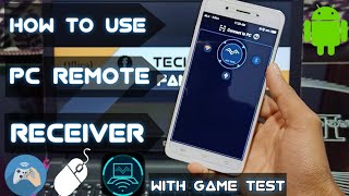 How To Use Pc Remote Receiver Monect Apk | Pc Remote Receiver Monect | Android Gamepad | Tech Fan