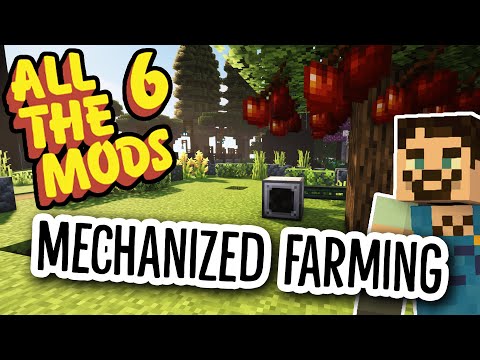 All The Mods 6 Feed The Bees! Ep.57. FARMING WITH MACHINES! (Industrial Foregoing)