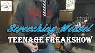 Screeching Weasel  - Teenage Freakshow - Punk Guitar Cover (guitar tab in description!)